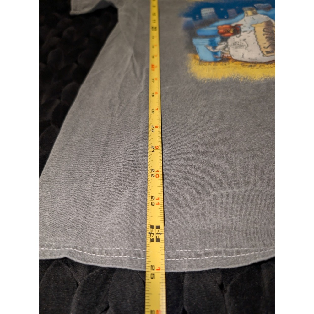 Death Row Records Gray Gin & Juice Distressed Graphic Tshir Size Meduim - Picture 7 of 8
